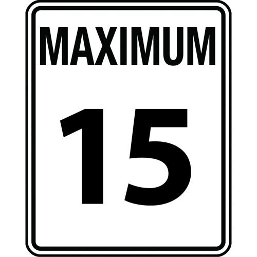 SAX459-Speed Limit Sign