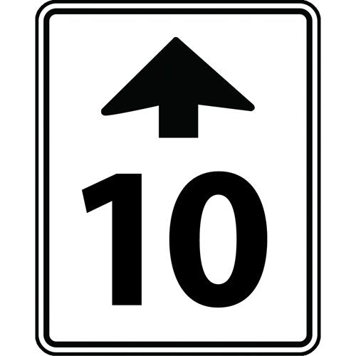 SAX473-Speed Limit Ahead Sign