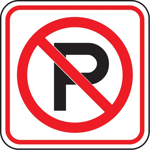 SAX504-No Parking Sign
