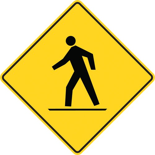 SAX537-Pedestrian Traffic Sign