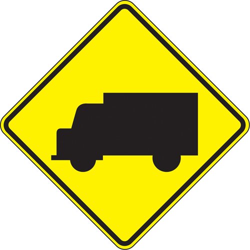 SAX555-Truck Traffic Sign