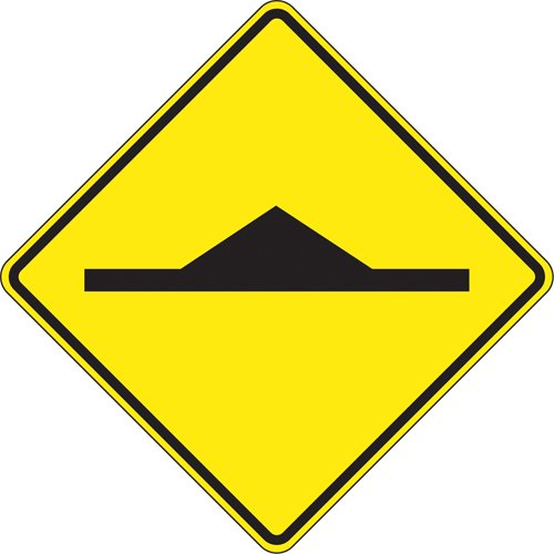 SAX558-Speed Bump Traffic Sign