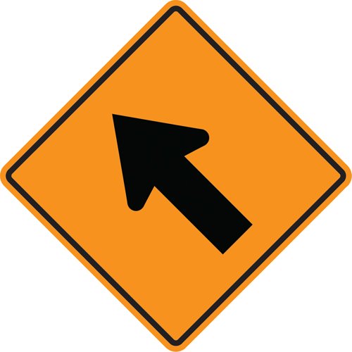 SAX584-Closed Lane Temporary Conditions Sign