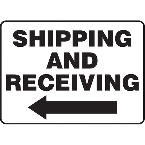 SEA504-"Shipping & Receiving" Sign