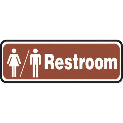 SAX663-"Rest Rooms" Sign
