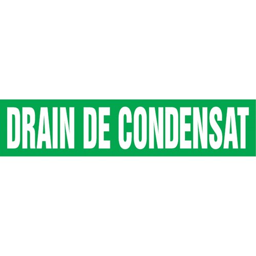 SAZ258-Snap Tite™ "Drain de Condensat" Pipe Marker