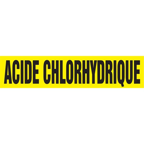 SQ300-"Acide Chlorhydrique" Pipe Markers