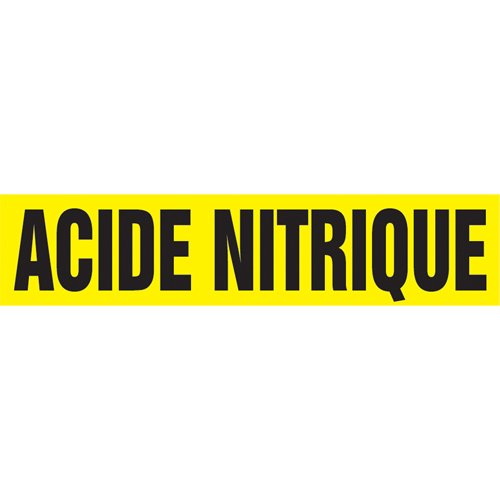 SAZ093-Snap Tite™ "Acide Nitrique" Pipe Marker