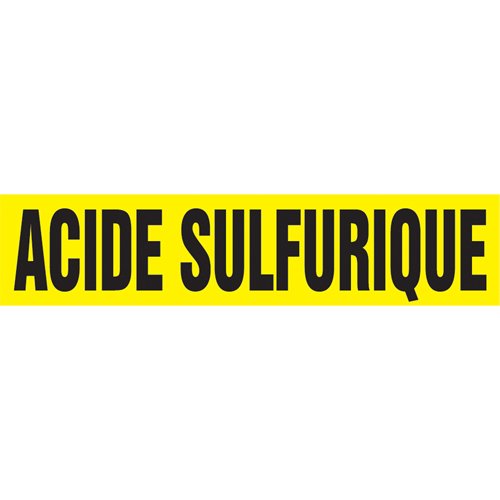 SQ306-"Acide Sulfurique" Pipe Markers