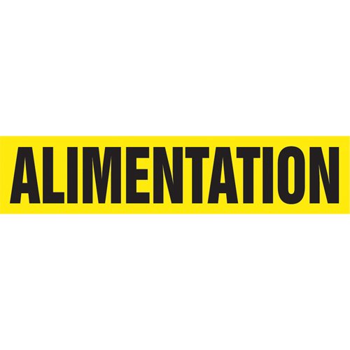 SAZ137-Snap Tite™ "Alimentation" Pipe Marker