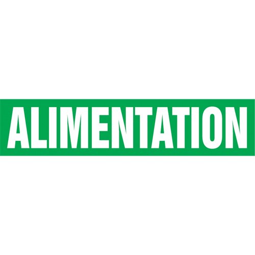 SQ375-"Alimentation" Pipe Markers