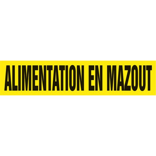 SQ411-"Alimentation En Mazout" Pipe Markers