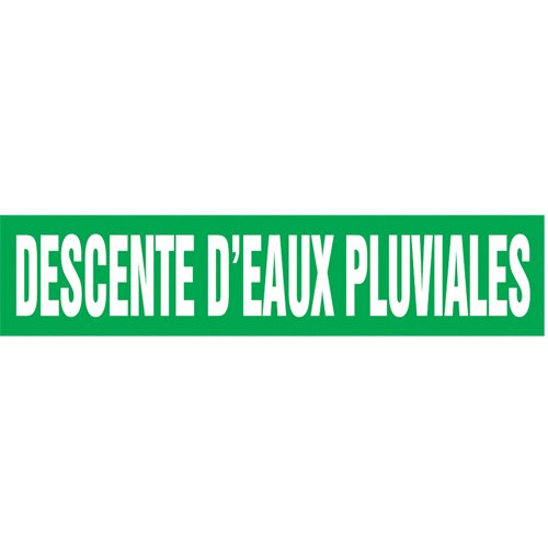 SQ530-"Descente d'Eaux Pluviales" Pipe Markers