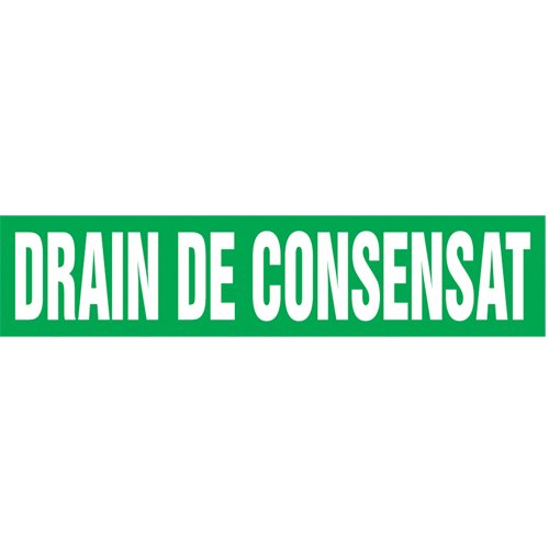SAY970-"Drain de Consensat" Pipe Marker