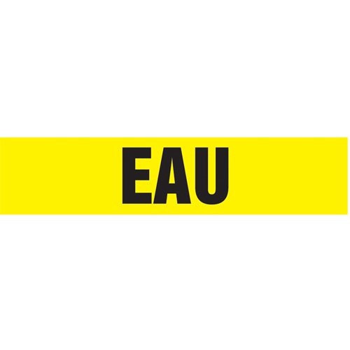 SAY972-"Eau" Pipe Marker