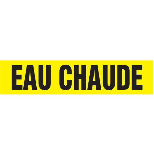 SAY978-"Eau Chaude" Pipe Marker