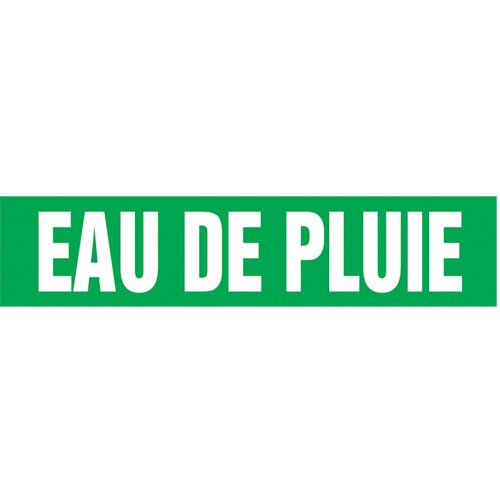 SQ627-"Eau de Pluie" Pipe Markers