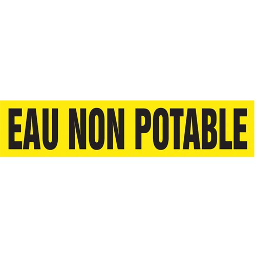 SAY995-"Eau Non Potable" Pipe Marker