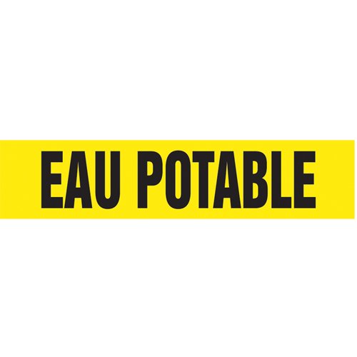 SQ673-"Eau Potable" Pipe Markers