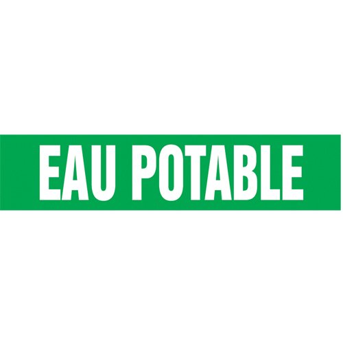 SAY999-"Eau Potable" Pipe Marker