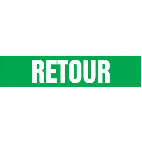 SAZ441-Snap Tite™ "Retour" Pipe Marker