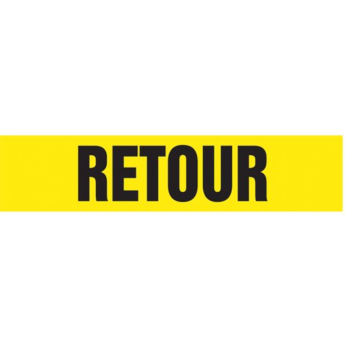 SQ921-"Retour" Pipe Markers