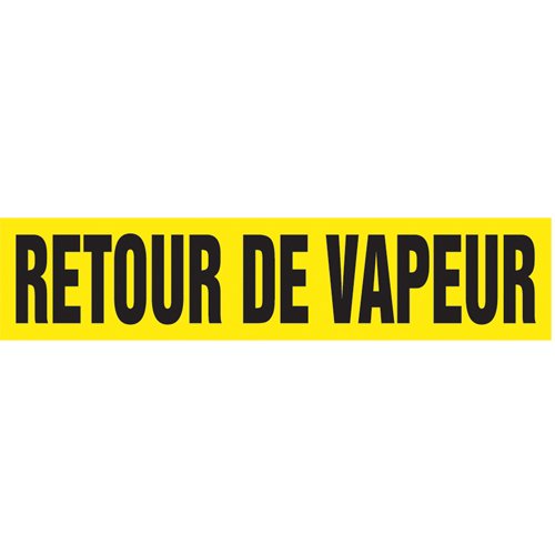 SAZ491-Snap Tite™ "Retour de Vapeur" Pipe Marker