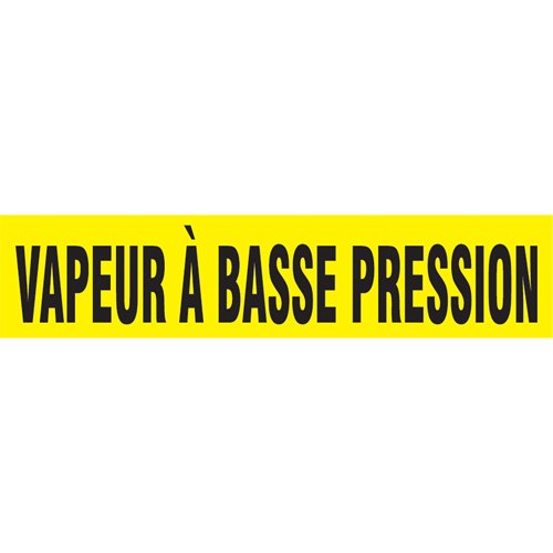 SAZ523-Snap Tite™ "Vapeur À Basse Pression" Pipe Markers