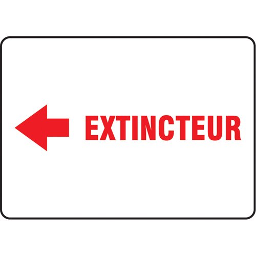 SAZ591-"Extincteur" Sign