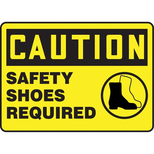 SBA116-"Safety Shoes Required" Sign