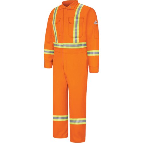 SEE919-Flame-Resistant Coveralls with Reflective Trim