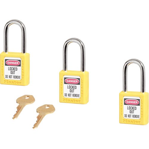 SDM767-410 Series Zenex™ Padlocks - Set of Three