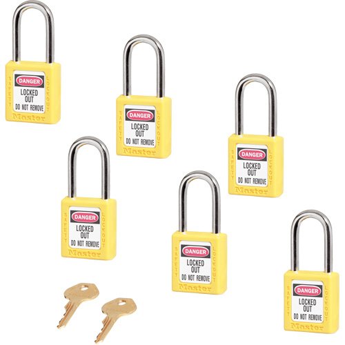 SDM775-410 Series Zenex™ Padlocks - Set of Six