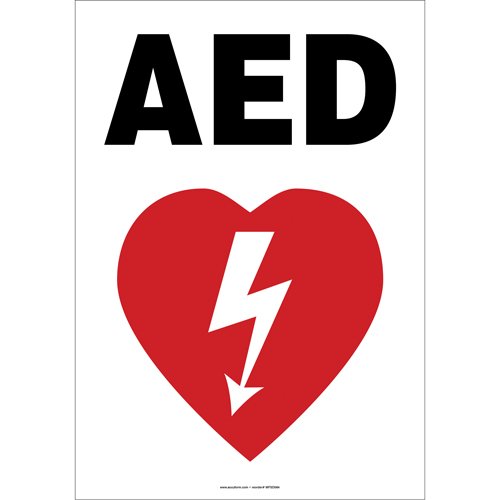 SDN912-AED Sign