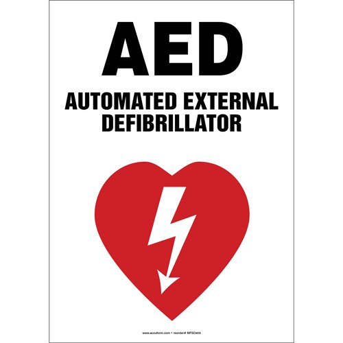 SDN931-AED Sign