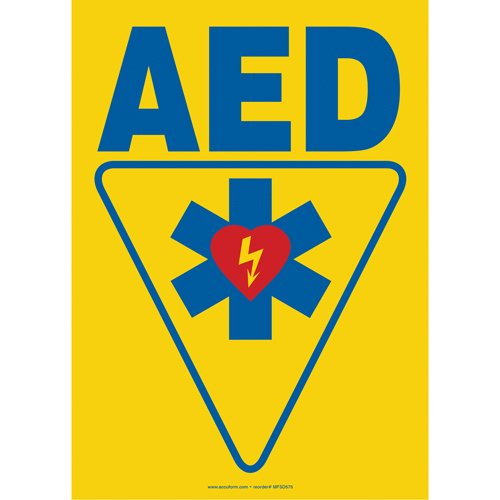 SDN945-AED Sign