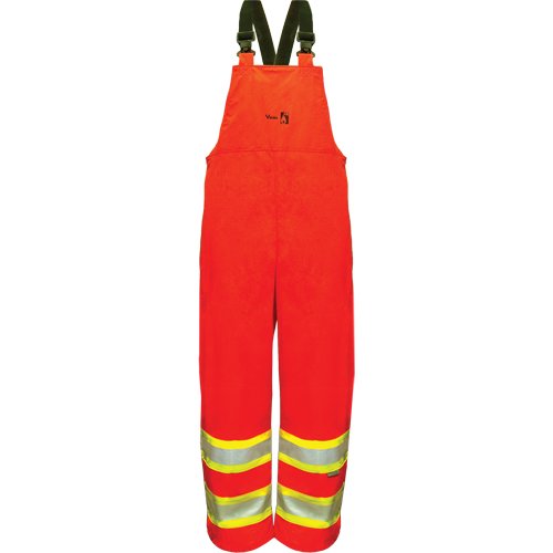 SDP061-Hi-Vis FR/PU Safety Rain Bib Pants