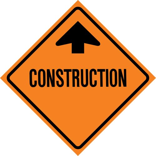 SDP360-Construction Ahead Roll-Up Traffic Sign