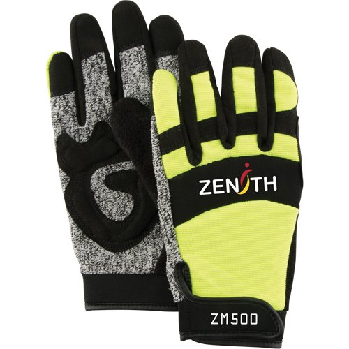 SDP434-ZM500 High-Visibility Cut-Resistant Mechanic's Gloves