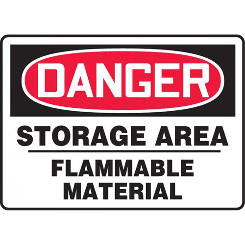 SDS669-"Storage Area Flammable Material" Sign