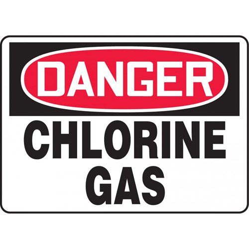 SDS675-"Chlorine Gas" Sign