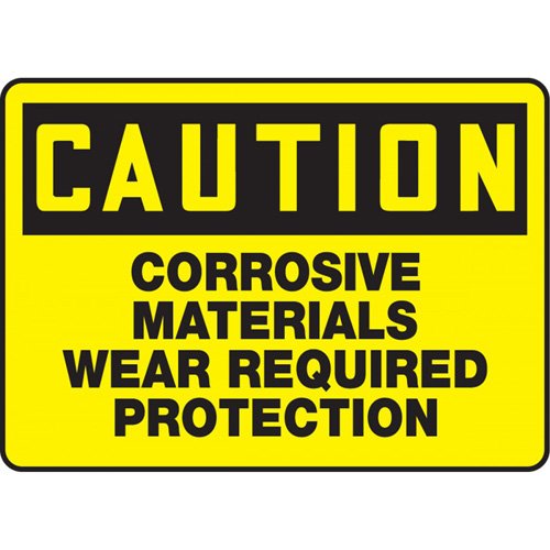 SDS678-"Corrosive Materials" Sign