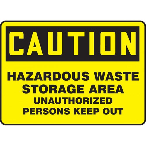 SDS679-"Hazardous Waste Storage" Sign