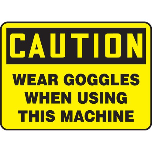 SDS716-"Wear Goggles" Sign