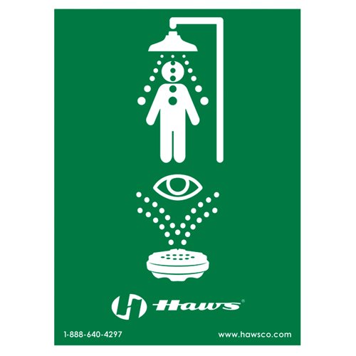 SDS762-Emergency Shower/Eyewash Sign