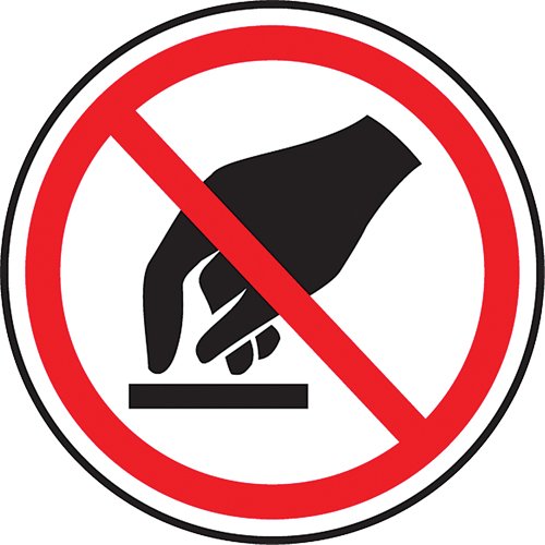 SEA368-Do Not Touch CSA Standard Safety Sign