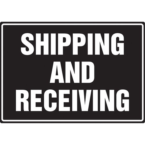 SEA495-"Shipping & Receiving" Sign