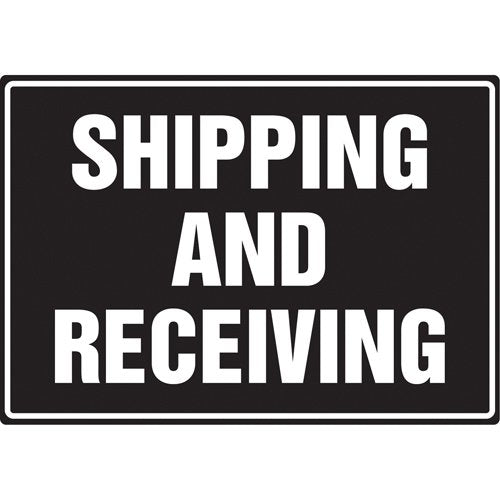 SEA496-"Shipping & Receiving" Sign