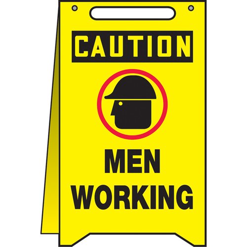 SEA515-"Men Working" Fold-Ups™ Floor Sign
