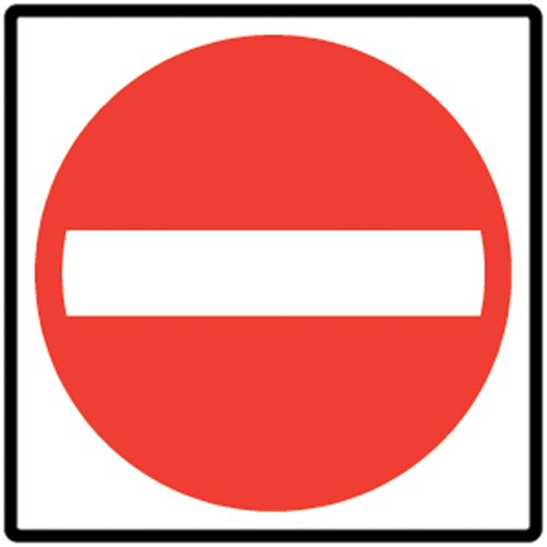 SEA956-Do Not Enter Traffic Sign